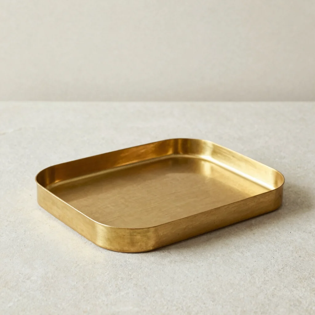 Folded Brass Catchall