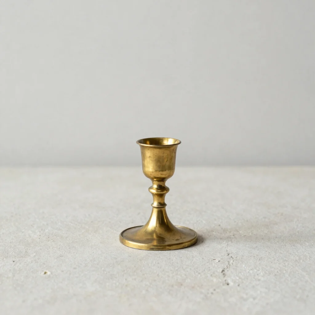 Little Brass Candleholder